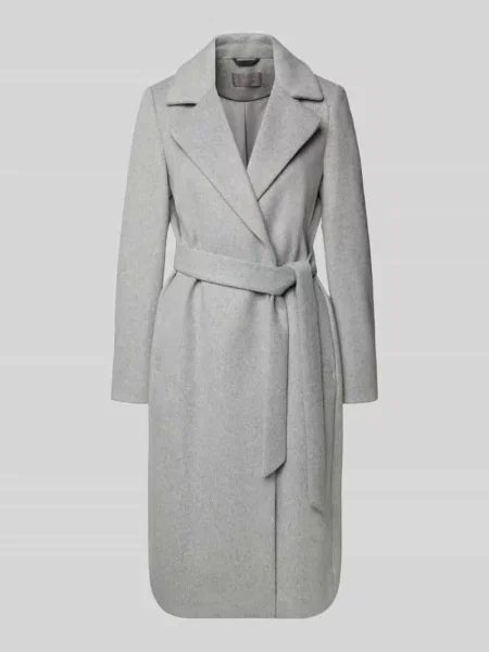 Płaszcz o kroju loose fit z dodatkiem wełny Christian Berg Woman Selection