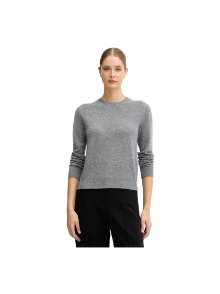 United Colors of Benetton sweter kaszmirowy lekki szary