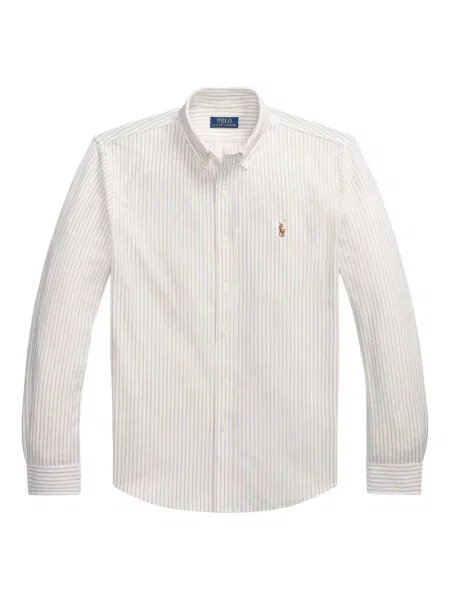 Slip de baie Polo Ralph Lauren alergare cu cordon cu imagine alb