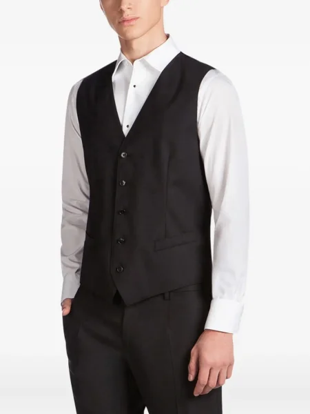 Vestă Dolce & Gabbana de lână negru