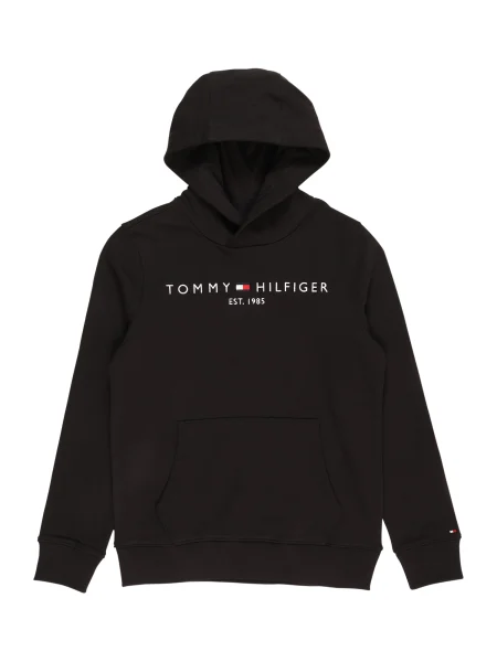 TOMMY HILFIGER Μπλούζα φούτερ κόκκινο / μαύρο λευκό