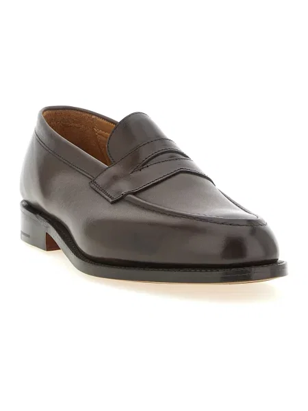 Półbuty Tricker's skórzane brązowe