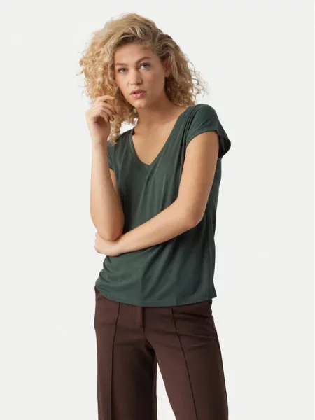 Vero Moda T-shirt Filli zelena