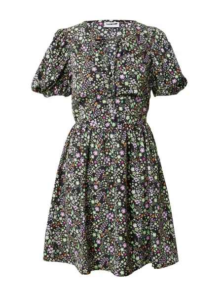 Noisy may Rochie verde / mov pastel / negru alb