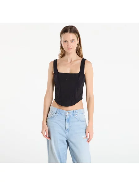 Корсетный топ Jordan черный