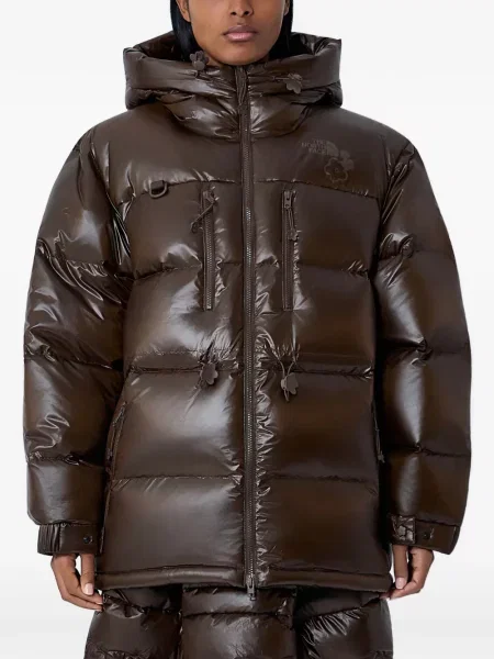 Geacă cu puf The North Face maro