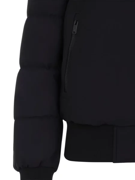 Geacă Moose Knuckles cu glugă negru
