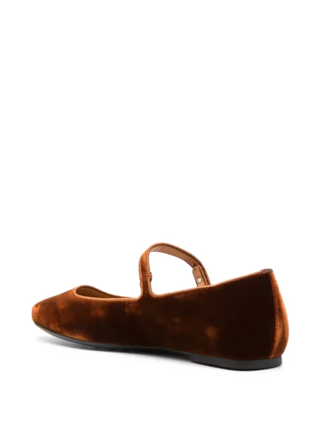 Veliūrinės balerinos Tod's ruda