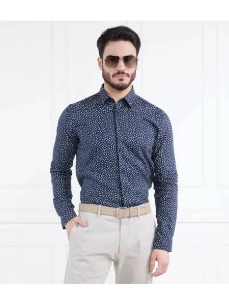 BOSS BLACK De in cămașă Roger_F negru
