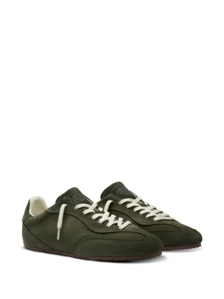 Sneakerși Axel Arigato din piele de căprioară verde