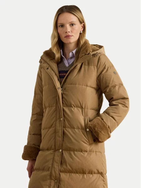LAUREN RALPH LAUREN Žieminis paltas smėlio