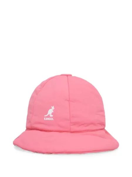 Căciulă Kangol cu aplicații cu cordon roz