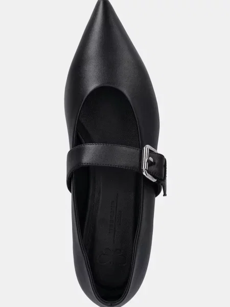 Кожаные балетки Weekend Max Mara черные