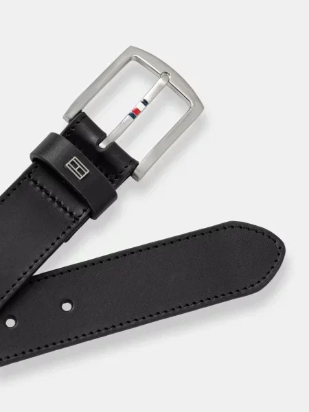 Tommy Hilfiger curea pentru bărbați din piele negru