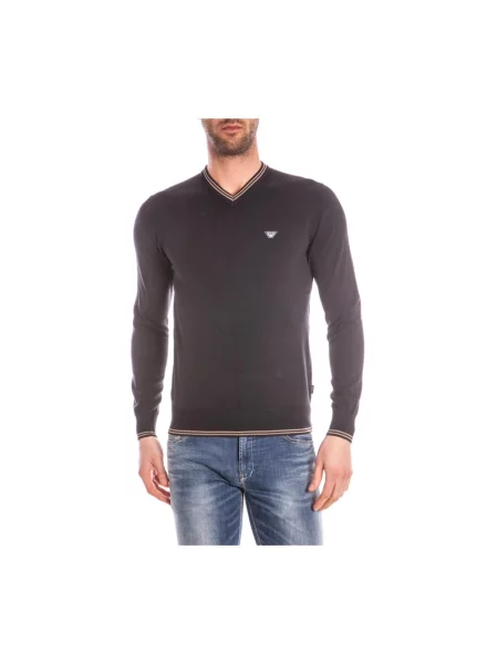 Sweter Armani Jeans czarny