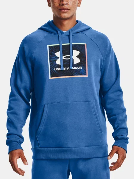 Hanorac cu glugă Under Armour albastru
