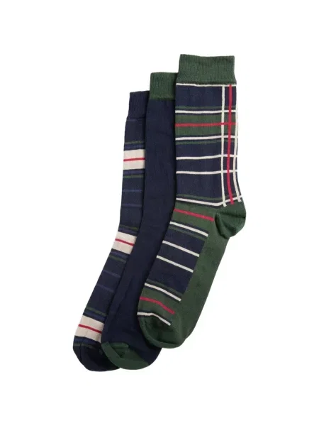 Καρό κάλτσες Barbour μπλε