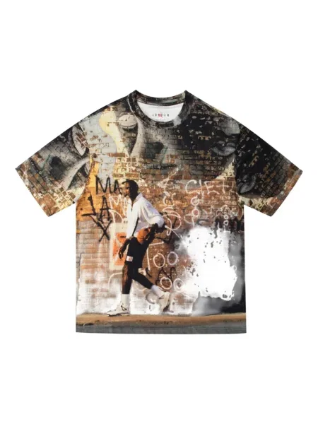 Tricou Jordan cu imagine maro