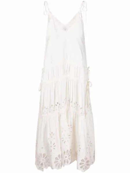 Rochie Simkhai cu broderie alb
