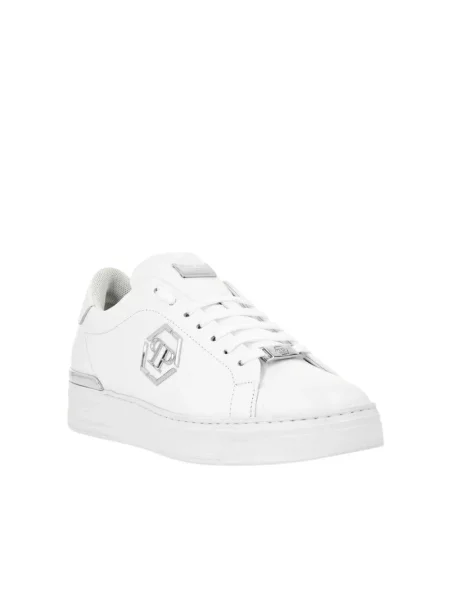 Sneakersy Philipp Plein skórzane białe