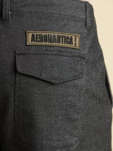 Джинсы Aeronautica Militare черные