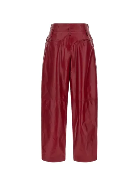 Pantaloni Alberta Ferretti roșu