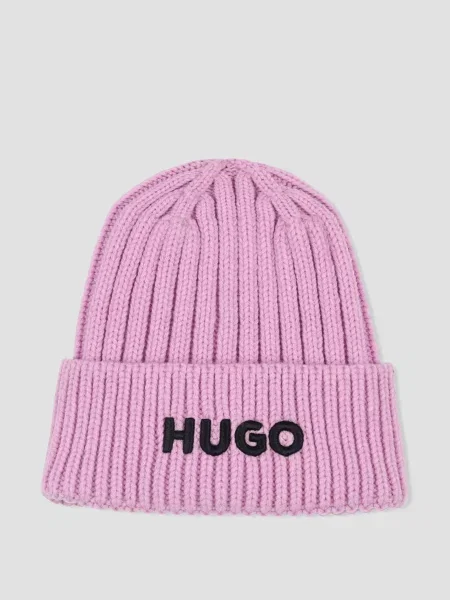 Детская шапка Hugo розовая