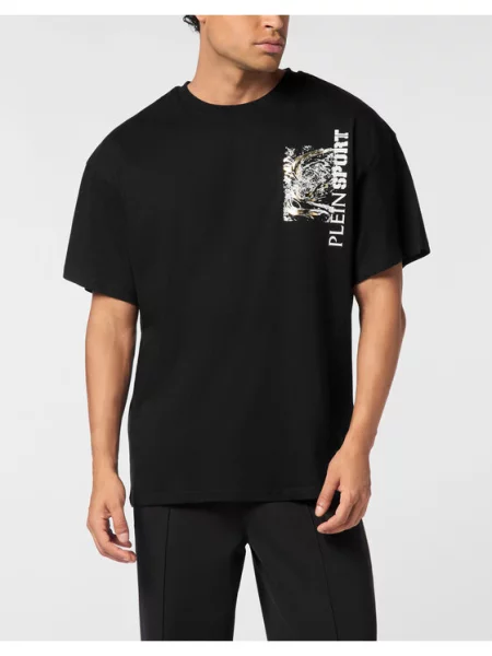 Plein Sport T-Shirt μαύρο