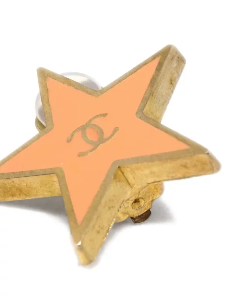 Náušnice Chanel Pre-owned zlaté