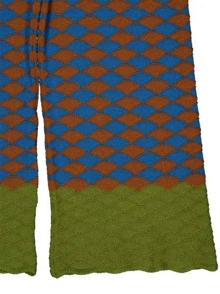 Pantaloni La Doublej cu imagine maro