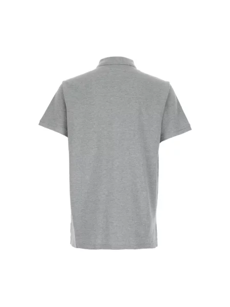 Dzianinowe polo Polo Ralph Lauren z siateczki szare
