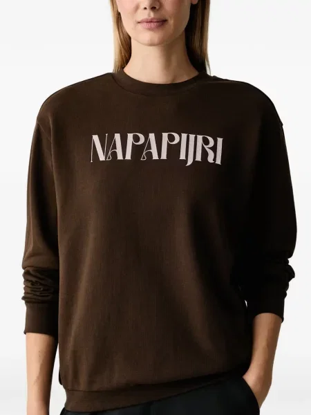 Hanorac Napapijri cu imagine maro