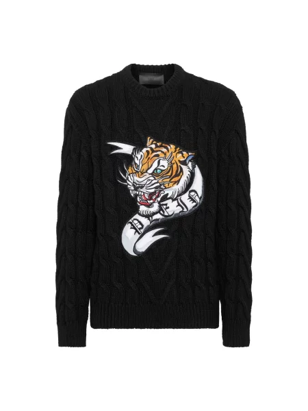 Sweter Philipp Plein czarny