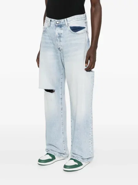 Blugi Icon Denim zdrențuiți albastru