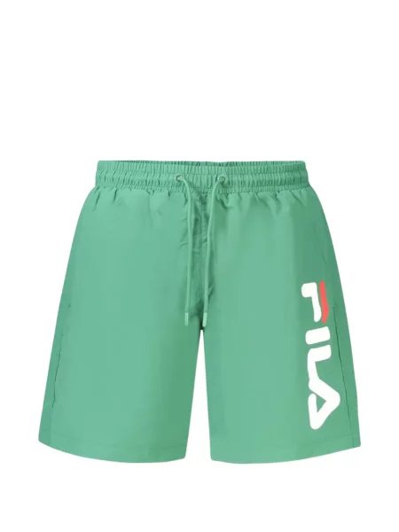 Slip de baie Fila cu imagine verde