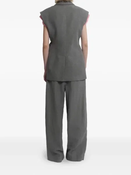 Talia kamizelka Tela wiązana szara