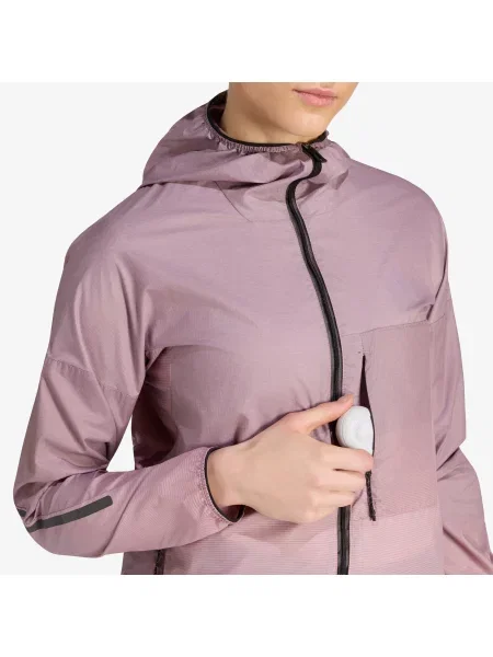 Jachetă adidas TERREX Xperior Light Windweave Jacket Magic Mauve/ Black L negru