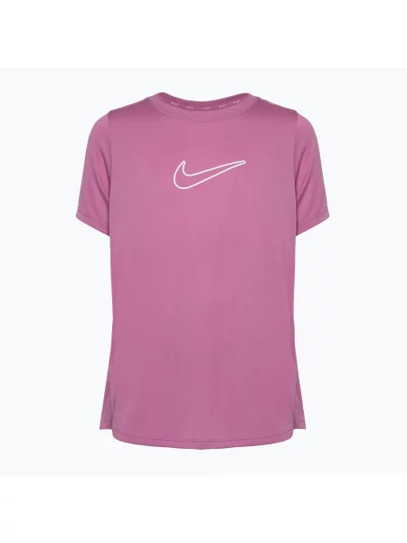 Dětské tričko Nike One Dri-Fit magic flamingo/white bílé
