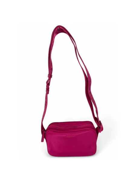 Torebka crossbody Hugo z logo różowa