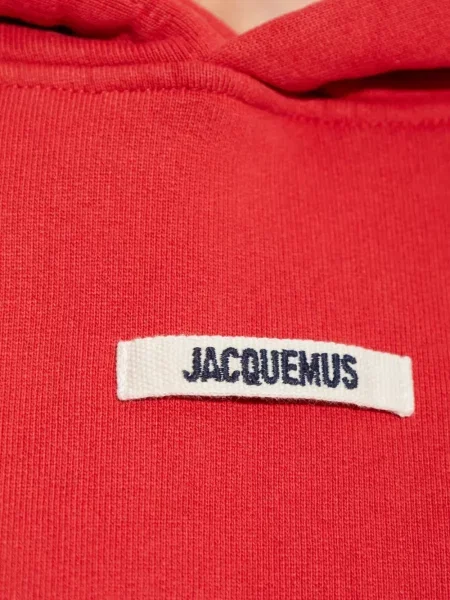 Hanorac cu glugă Jacquemus roșu
