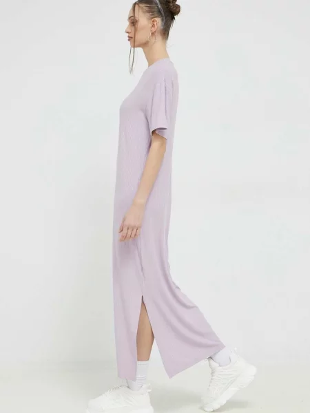 Сукня Fila maxi пряма фіолетовий