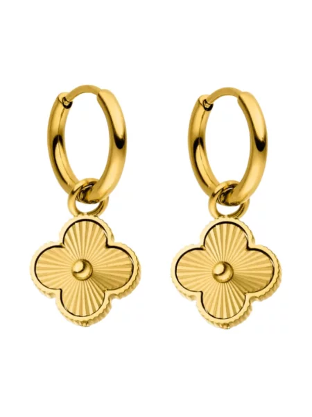 Cala Rose Cercei ELEGANT CLOVER auriu roz