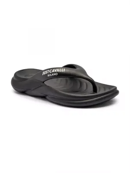Șlapi Just Cavalli negru
