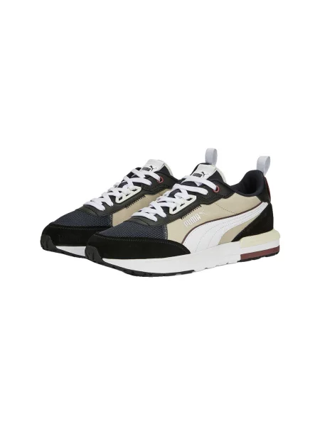 Pantofi Puma de catifea cord negru