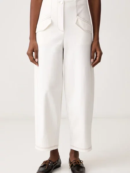 MM by Max Mara džíny tapered MMLZUPPA béžové