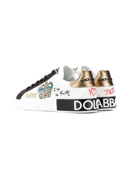 Sneakersy Dolce And Gabbana białe