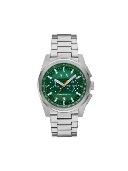 Armani Exchange Zegarek Parker Chronograph Srebrny szary