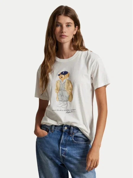Тениска Polo Ralph Lauren дамска бяло