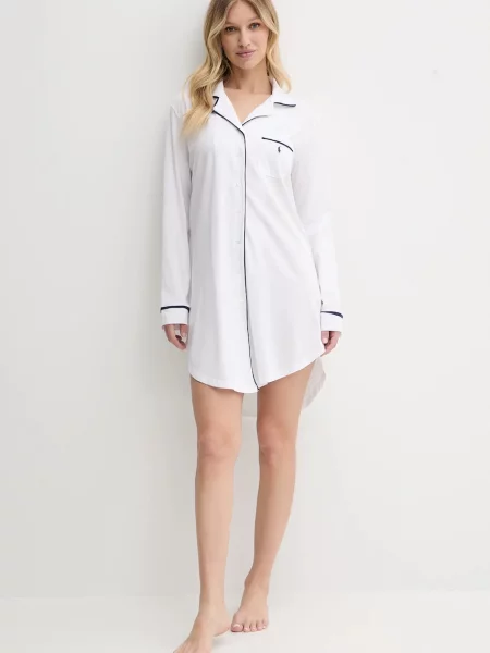 Polo Ralph Lauren koszula nocna biały