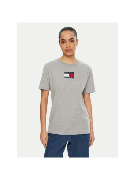 Tommy Jeans Póló Relaxed Fit szürke